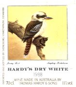Hardy's dry white 1988